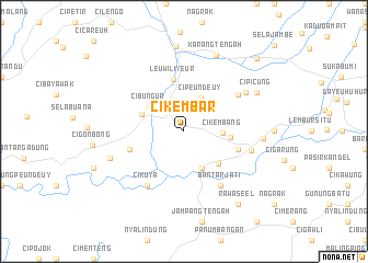 map of Cikembar