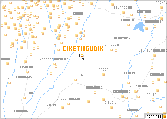 map of Ciketing-udik