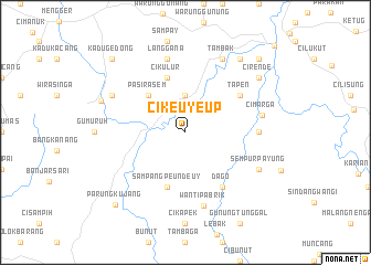 map of Cikeuyeup