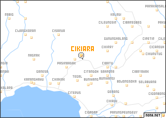 map of Cikiara