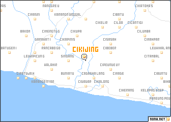 map of Cikijing