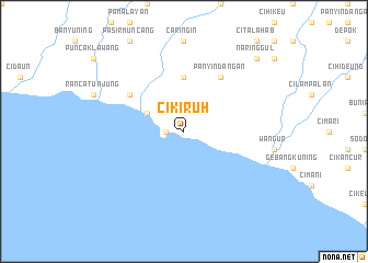 map of Cikiruh