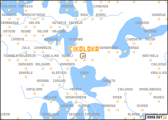 map of Cikoloka