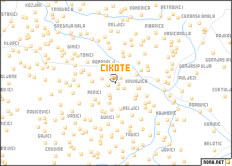 map of Cikote