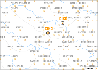 map of Ciko
