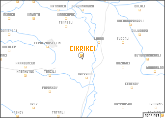 map of Çıkrıkçı