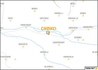 map of Çıkrıkçı