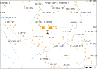 map of Cikujang