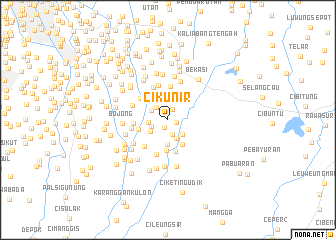 map of Cikunir