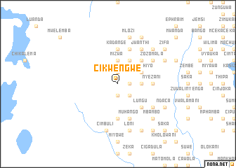 map of Cikwengwe