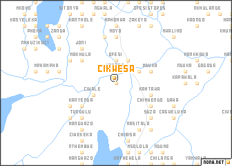 map of Cikwesa