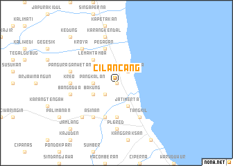 map of Cilancang