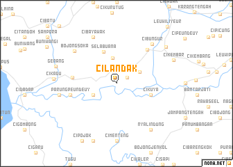 map of Cilandak