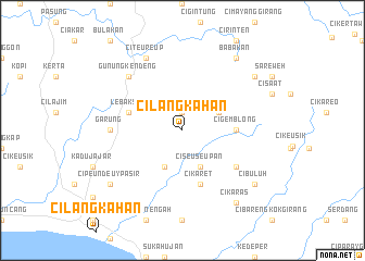 map of Cilangkahan
