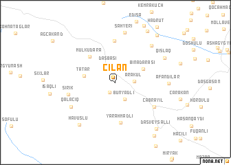 map of Cilǝn