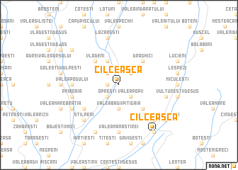 map of Cîlceasca