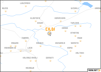map of Cildi