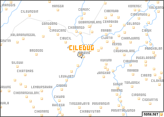 map of Ciledug