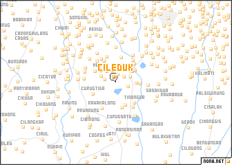 map of Cileduk