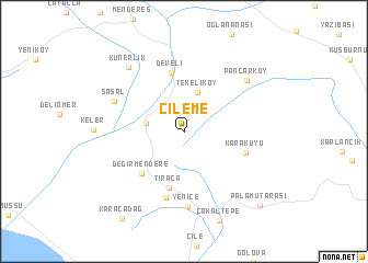 map of Çileme