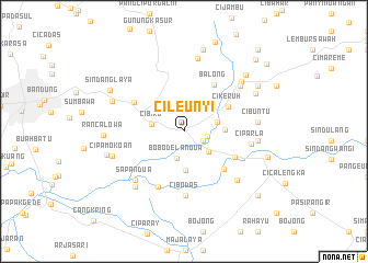 map of Cileunyi