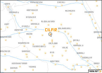 map of Cılfır