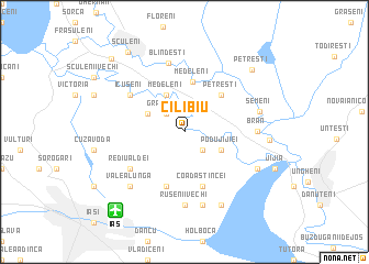 map of Cilibiu