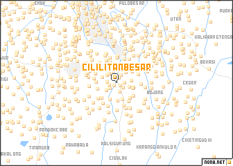 map of Cililitan-besar