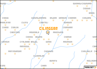 map of Cilinggar