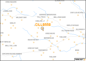 map of Cill Anna