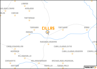 map of Cillas