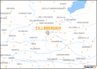 map of Cill Bheagáin