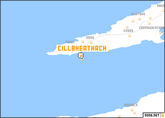 map of Cill Bheathach