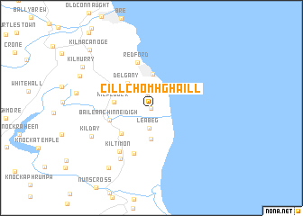 map of Cill Chomhghaill