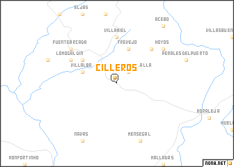 map of Cilleros