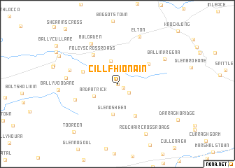 map of Cill Fhíonáin