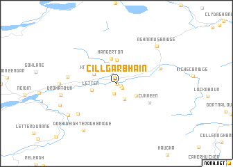 map of Cill Garbháin