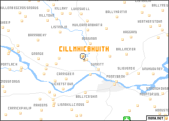 map of Cill Mhic Bhúith