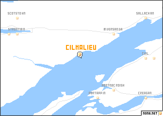 map of Cilmalieu