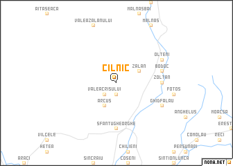 map of Cîlnic