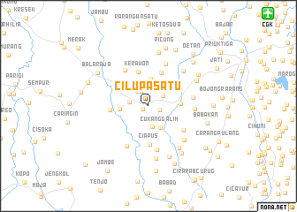 map of Cilupa Satu