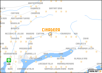 map of Cimadera