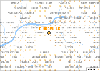 map of Cima de Vila