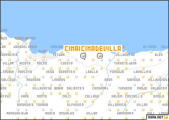 map of Cimadevilla