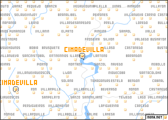 map of Cimadevilla