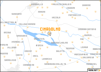 map of Cimadolmo