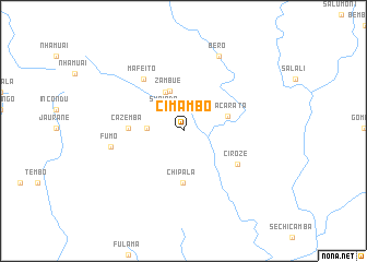 map of Cimambo