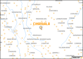 map of Cimandala