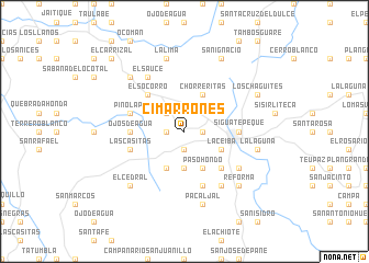 map of Cimarrones