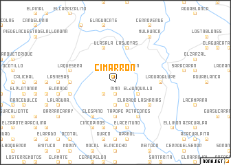 map of Cimarrón